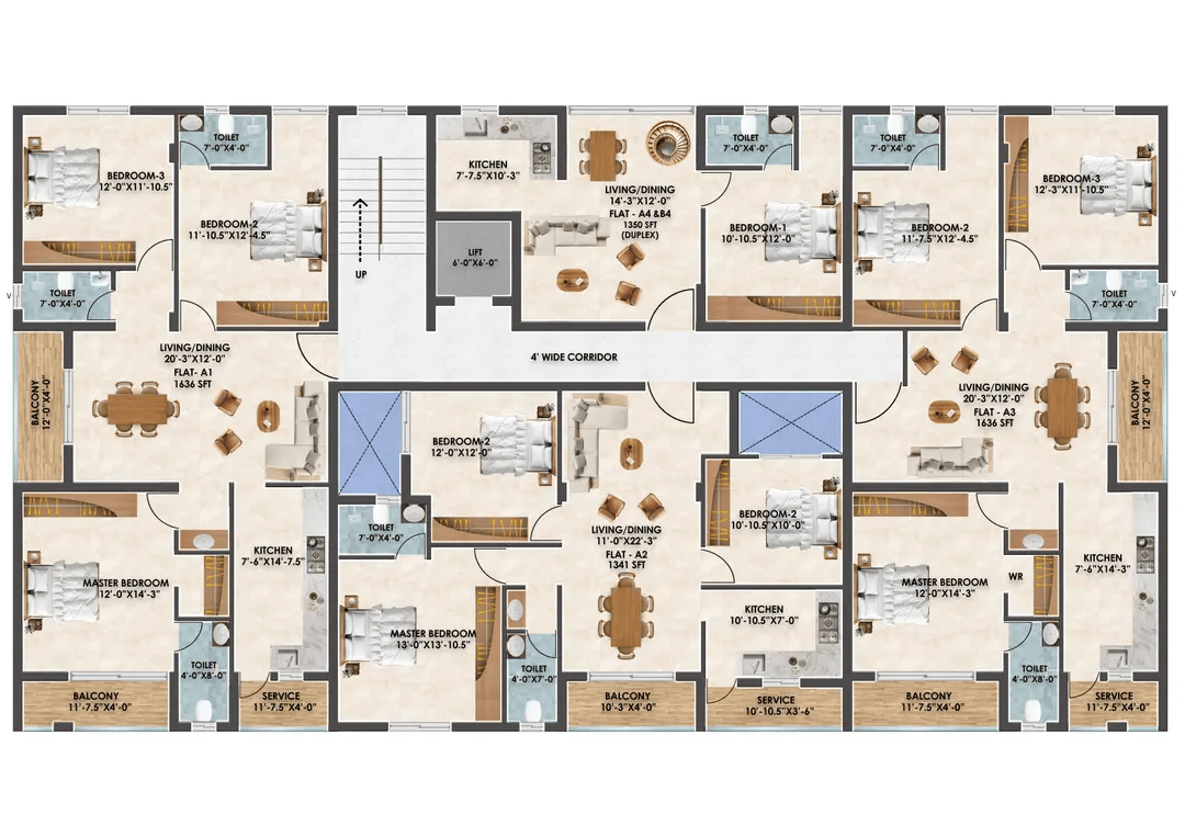 Typical Floor Plan 1